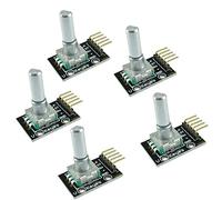 DollaTek 5Pcs Panneau de développement de capteur de Brique de Module d'encodeur rotatoire de KY-040 pour Arduino