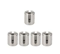 DollaTek 5Pcs Passe-câble en Acier Inoxydable pour Pince en Croix pour câble Garde-Corps T316 Grade Marin pour câble en Treillis - Agrafe en Croix - 3mm