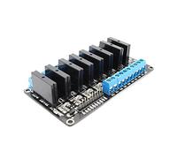 DollaTek 5V 8-Channel Solid State Relay Déclencheur de haut niveau SSR Module Board pour Arduino ARM DSP PIC avec fusible résistif
