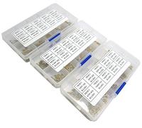 DollaTek 600PCS 30 Valeurs 10pF à 10uF (Chaque Valeur 20pcs) Ensemble de condensateur en céramique monolithique Multicouches Ensemble d'assortiment + Boîte en Plastique