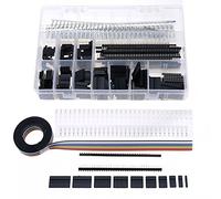 DollaTek 635 PCS 2.54mm Broches Broches IDC Kit de Cable Pas JST SM 1 2 3 4 5 6 Broches Bo?tier Connecteur Dupont Males Femelles Embouts de Broches Adaptateur Assortiment