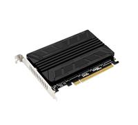 DollaTek Adaptateur M.2 Pcie Carte d'extension Nvme Haute Vitesse 4x32Gbps avec Radiateur en Aluminium