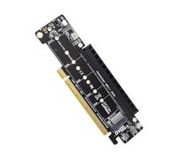 DollaTek Adaptateur Pcie M.2 Adaptateur DIY Nvme Pcie Support Double Face 2230-22110 Carte d'extension Nvme SDD NVME SATA Carte M.2 NVME SFF-8639 avec Emplacement de Signal PCIE X16