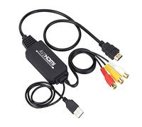 DollaTek Adaptateur RCA vers HDMI - Longueur du câble : 2 m - Prise en charge 1080p/720p - Pour PC, ordinateur portable, Xbox, PS4, PS3, TV, STB, Blu Ray Caméra, DVD
