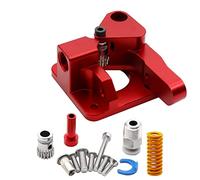 DollaTek Aluminium Mise à Niveau extrudeuse à Double engrenage pour extrudeuse CR10 CR-10S Pro pièces 3D Alimentation Double poulie