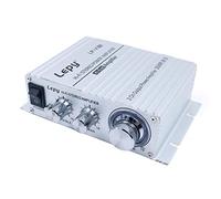 DollaTek Amplificateur LP-V3S 25Wx2 + Protection HiFi retardée avec Alimentation 5A Compatible avec Ordinateur, téléphones Portables ou lecteurs MP3 DAC etc - Argent