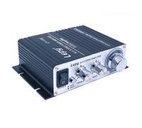 DollaTek Amplificateur LP-V3S 25Wx2 + Protection HiFi retardée avec Alimentation 5A Compatible avec Ordinateur, téléphones Portables ou lecteurs MP3 DAC etc - Noir