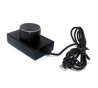 DollaTek Bouton de contrôle du Volume USB, régulateur de Volume Audio de l'ordinateur avec Prise en Charge de la Fonction de Mise en sourdine sur Une Touche