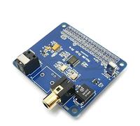 DollaTek Carte Son numérique HiFi Digi Pro pour Raspberry Pi 4B/3B+/3B/2B | Deux oscillateurs | Fibre Optique I2S SPDIF | 44,1 et 48 kHz |