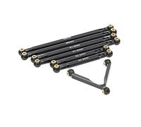 DollaTek Ensemble de liens de suspension en aluminium pour SCX24 AXI90081 mises à niveau 1/24 voiture sur chenilles RC