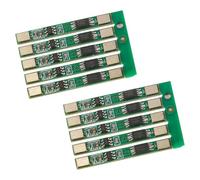 DollaTek Lot de 10 modules de protection de charge 3 A 3,7 V pour batteries 18650 et cellules lithium-ion nickel-protection contre la surcharge