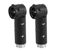 DollaTek Lot de 2 adaptateurs d'antenne pour autoradio DIN vers ISO, Plug Play, Universel, Compatible avec la Plupart des véhicules, connecteur d'amplification du Signal Radio