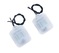 DollaTek Lot de 2 mini moteurs 260 12 V 6000 tr/min avec boîtier en plastique pour tapis de massage