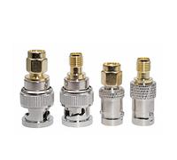 DollaTek Lot de 4 connecteurs RF coaxiaux BNC vers SMA - Adaptateur SMA vers BNC