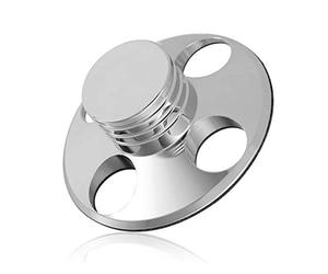 DollaTek LP Platine Vinyle 320g Disque Stabilisateur Record Poids/HiFi - Argent