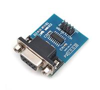 DollaTek MAX3232 RS232 Serial Port vers TTL Convertisseur Module DB9 Connecteur W / 4 Jump Cables