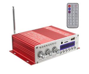 DollaTek Mini Bluetooth Salut-FI Stereo Audio AMP Amplificateur Basse Booster MP4 12V Soutien FM / MP3 / TF/USB/DVD pour Auto Moto Car Auto CD DVD