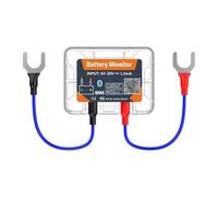 DollaTek Moniteur de batterie de voiture sans fil Bluetooth 4.0 12V Testeur de batterie Testeur charge Affichage temps réel des informations sur la batterie pour camping-cars Motos Bateaux Voitures
