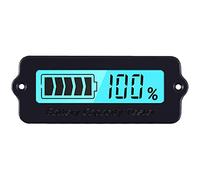 DollaTek Moniteur de Batterie Testeur de capacité de Tension Batterie au Plomb 12V ~ 60V Indicateur de pourcentage de capacité de Tension de Batterie au Fer-Lithium - Bleu