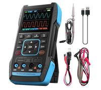 DollaTek Oscilloscope numérique 3 en 1 multimètre, générateur de signaux oscilloscope avec bande passante de 10 MHz taux d'échantillonnage de 50 MSa/s TRMS 9999 points, double canal outils automobiles