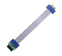 DollaTek PCI-Express PCI-E 1X Card Riser Flex Extender Cable d'extension pour PC