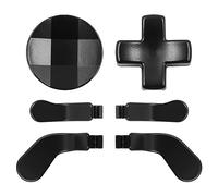 DollaTek pour Xbox One Elite Series 2 contrôleur pièces de rechange en métal comprenant 4 palettes de déclenchement et 2 coussinets croisés interchangeables