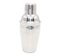 DollaTek Shaker à vin en Acier Inoxydable 304 de 11.8oz en Acier Inoxydable avec Filtre et Couvercle, Kit de Barman Shaker pour Martini ou Bar