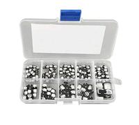 DollaTek SMD Condensateurs Assortis Boîte, 145pcs de 10 valeurs 0.47 à 470uF SMD Condensateurs électrolytiques Assortiment