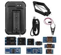 DollaTek T48 Mini Pro Programmeur USB universel avec 10 adaptateurs Support 31000+ IC pour SPI/Nor/NAND Flash/EMMC/IC Testeur TL866CS TL866II Plus Remplacement BIOS MCU EEPROM AVR PIC