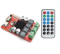 DollaTek TPA3116 DC 8~26V 2X50W l'amplificateur de puissance de Bluetooth Digital télécommande, prise en charge TF Card/FM Radio/USB Play pour écouteurs HIFI Amplificateur iphone Home Theater