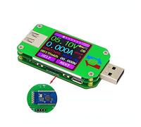 DollaTek UM24C Testeur de Compteur de Puissance USB 2.0 Multimètre USB Écran LCD Couleur Tension Courant Compteur Voltmètre Mesure de Charge de la Batterie Résistance du câble avec Bluetooth
