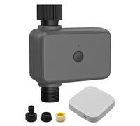 DollaTek Vanne d'arrosage Wifi pour système d'arrosage automatique Télécommande d'irrigation Cycle chronométré Irrigation Pluie Irrigation retardée Compatible avec Alexa et Gogle Home Tuya Smart Life