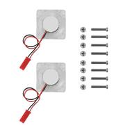 DollaTek Ventilateurs de refroidissement sans brosses silencieux 30mm 2 pack Pour Raspberry Pi 5/4b/3b+/3b/2b+ 5V CC Ultra-silencieux Affichage LCD bleu Bruit 18dB Vis de montage inclus