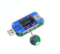 DollaTek Voltmètre UM25C USB, testeur de courant Bluetooth de type C pour testeur USB de type C Bluetooth, multimètre de testeur de courant pour écran LCD couleur 5A 1.44inch 5A, QC 2.0 3.0