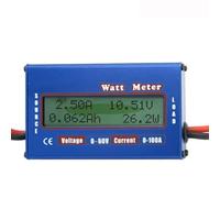 DollaTek Watt Testeur de Puissance Wattmètre Analyseur de Puissance DC Haute précision Watt Volt Amp Outil d'analyse de Compteur d'énergie (0-100A 0-60V)