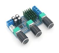 DollaTek XH-M567 DC12-24V 80W x 2 Audio numérique TPA3116D2 Réglage des Graves Graves Préamplificateur