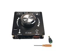 DollaTek ZK-502M Audio Mini 2.0 stéréo 50 W + 50 W Bluetooth Module amplificateur numérique 50 W x 2 A Amplificador Home Cinéma AUX USB