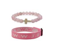 DOLLESS Lot de 2 bracelets WWJD pour femmes et hommes avec cordon de perles « What would Jesus Do » - Bijoux chrétiens cadeaux, Adjustable, Ficelle, Pas de gemme