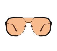 Dollger Pilot - Lunettes de blocage de la lumière bleue, lunettes d'ordinateur anti-reflets pour homme et femme, protection UV400 - lunettes unisexes pour écran d'appareil numérique, Noir , Medium
