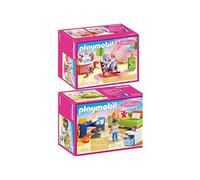 geobra Brandstätter PLAYMOBIL® Dollhouse Set en 2 Parties 70209 70210 Chambre des Jeunes + Chambre de bébé