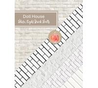 DOLLHOUSE BRICK WALL PAPER: White Light Miniature 1:12 Mixed Brick with one Wood Papers to Decorate Model Homes, Scrapbook and Craft Projects | 8.5 x 11