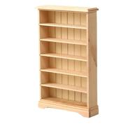 Dollhouse Libring 1:12 Scale Classic Wooden Mini Furniture 6x1x4 Pouces DIY Miniature Librairie pour Mini Dollhouse Accessoires Enfants Cadeaux de Jeu |.Baby Doll Furniture