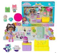 Dollhouse - Spin Master - Cakey Cat Birthday - Figurines Gabby, Mercat, Cakey - Accessoires inclus - 6 pièces