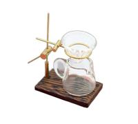 Dollhouse Support à café verseur 1 ensemble miniature mini support en verre entonnoir figurine résine salon cuisine scène modèle jouet bricolage décoration doré