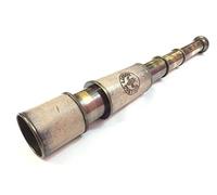 Dollond London antique maritime Cuir Télescope vintage Pirate longue-vue Scope