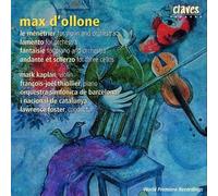 D'Ollone : Le Ménétrier, Lamento, Fantaisie, Andante et Scherzo