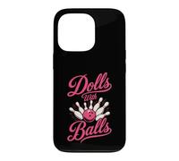 Dolls with Balls Humour de l'équipe de Bowling pour Femme Coque pour iPhone 13 Pro