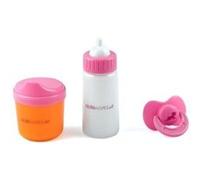 Dolls World - Accessoires pour Poupon - Tasse à Bec + Biberon + Tétine G