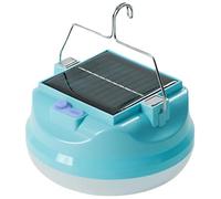 Dolltobe Lampe solaire d'extérieur pour camping, ampoule rechargeable à haute capacité, interrupteur tactile, batterie 6000 mAh, matériau ABS, idéal pour une utilisation d'urgence et les activités de