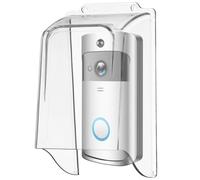 Dolltobe Protection contre la pluie pour sonnette, clavier de portail, couvercle étanche à la pluie, capuchon de bouton de portail transparent, convient pour horloge, sonnette, caméra et outil